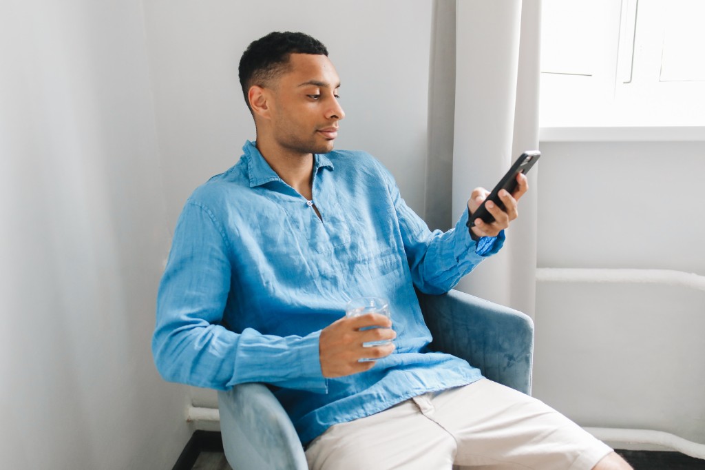 Student connecting globally